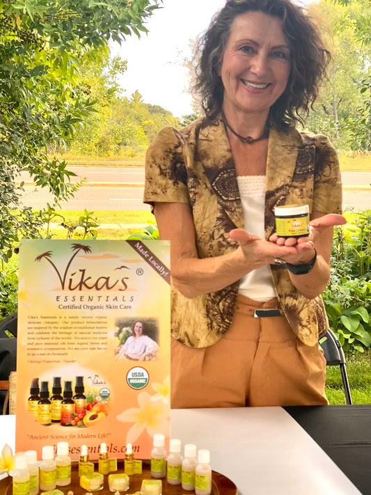What differentiates Vika's Essentials from millions of commercial skincare brands?