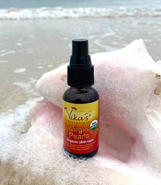 Blissful calm in a bottle! Vika's Virgin Pearls Serum Highlights