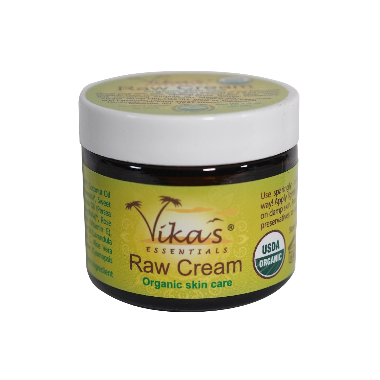 Raw Cream. USDA Certified Organic