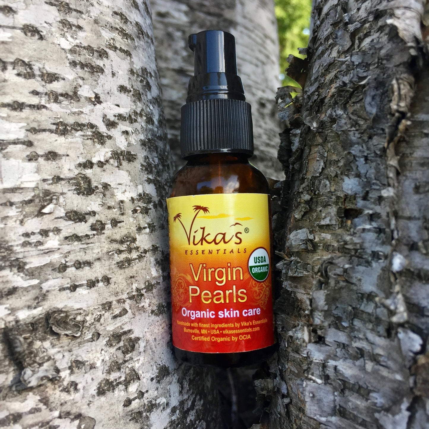 Virgin Pearls Facial Serum - USDA Certified Organic