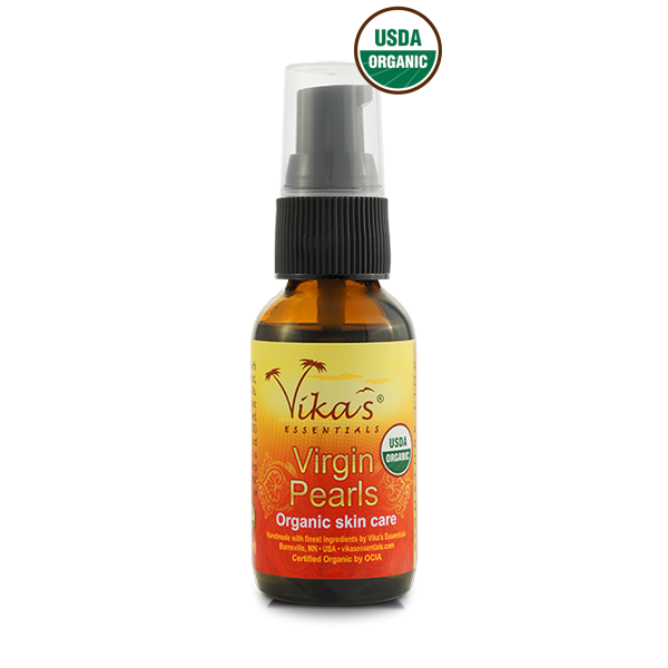 Virgin Pearls Facial Serum - USDA Certified Organic