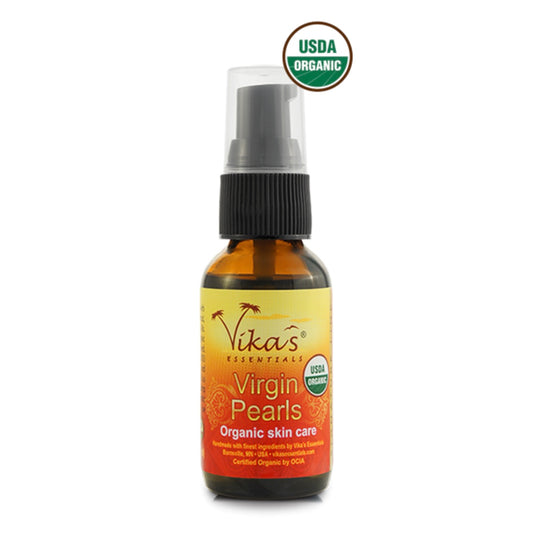 FREE bottle of Toner with purchase of Organic Virgin Pearls Serum!