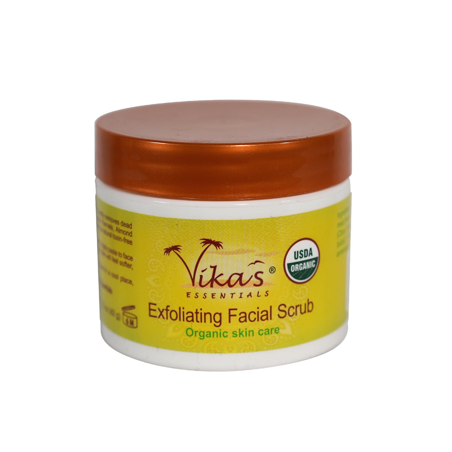 Exfoliating Facial Scrub - USDA Certified Organic