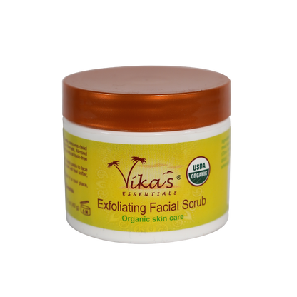 Exfoliating Facial Scrub - USDA Certified Organic