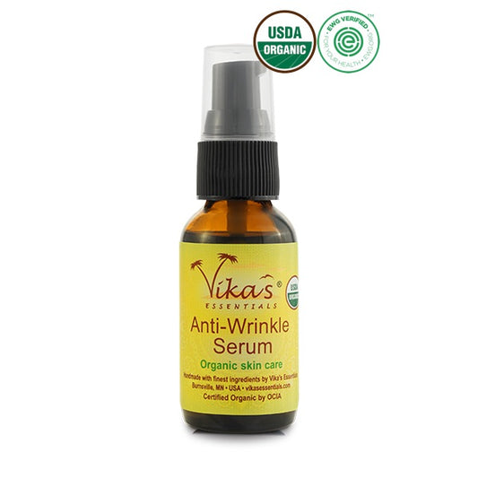 Anti-Wrinkle Serum - USDA Certified Organic